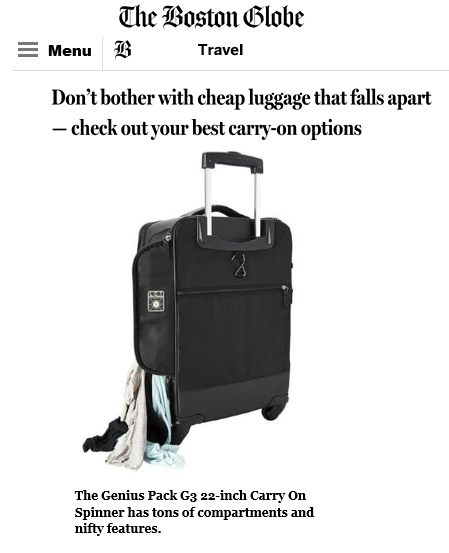 Best carry on luggage: The Boston Globe