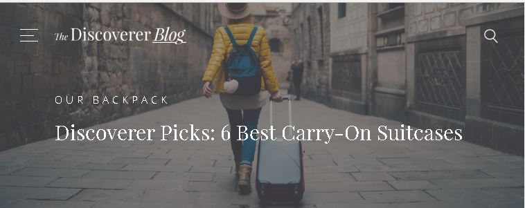 Discoverer Picks: 6 Best Carry-On's