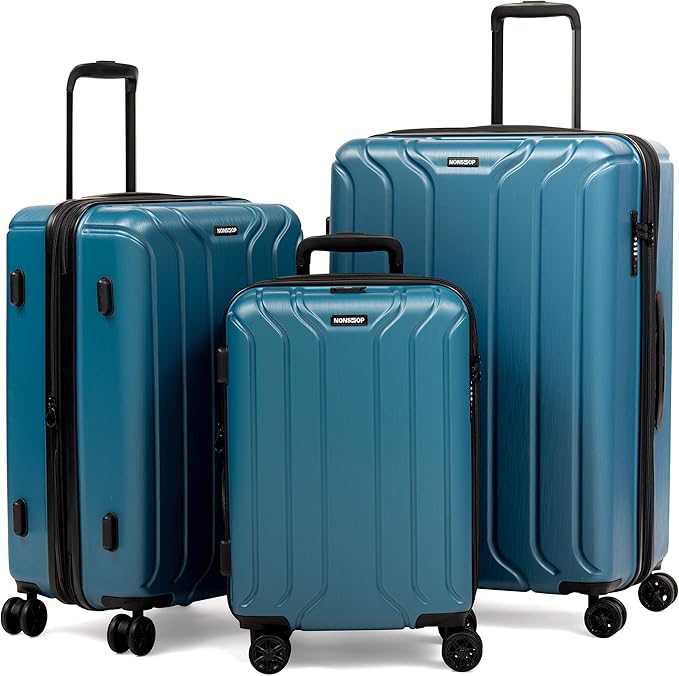 Bundle: 3 Piece Luggage Set + Packing Cubes