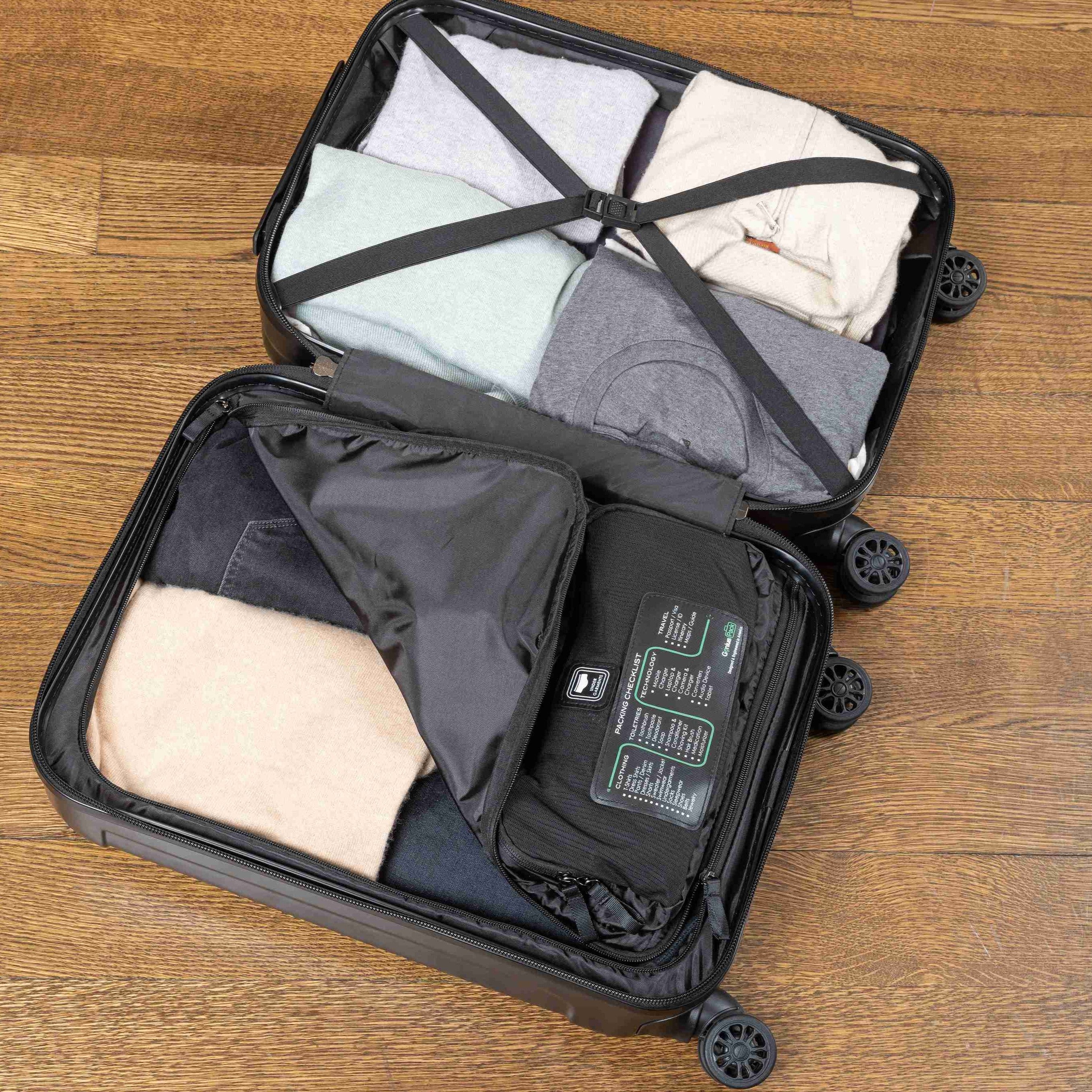 Genius Pack Luggage Models 2024 Carry On Expansion Jet Black None