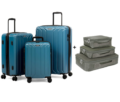 Bundle: 3 Piece Luggage Set + Packing Cubes